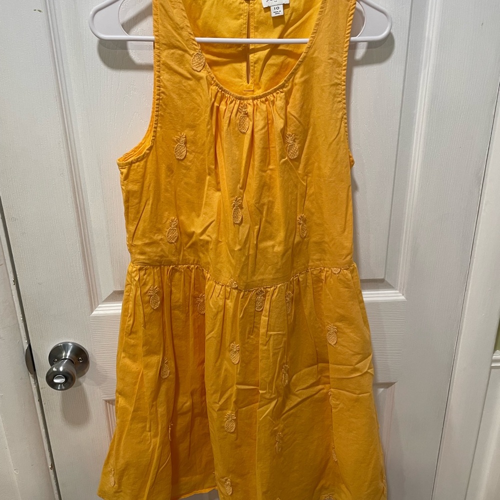 J.Crew Factory Women’s Pineapple Mini Dress, Size 10
